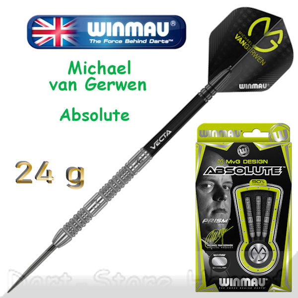 【Winmau】MVGヴァンテージ 24g スティール Winmau MvG vantage Darts | Winmau.com
